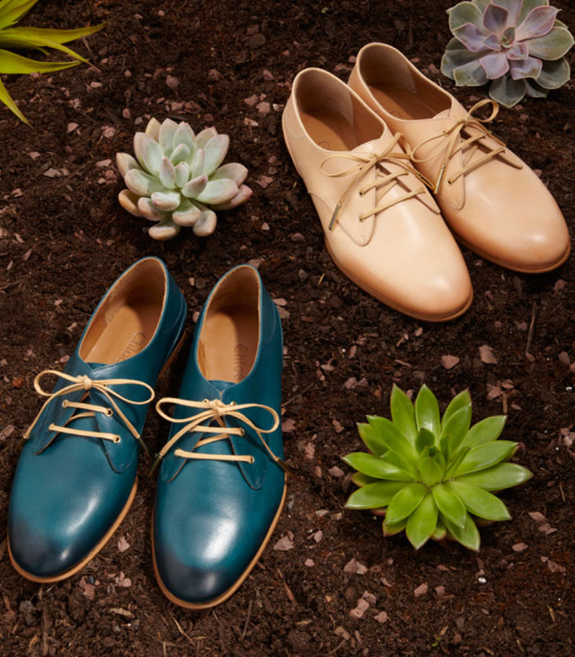 leather lace up flats, oxfords