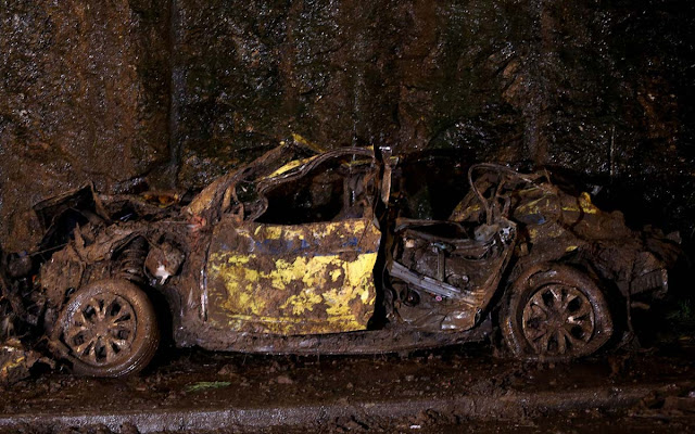Avó, neta e motorista de táxi morrem soterrados no Rio; mortes chegam a 10