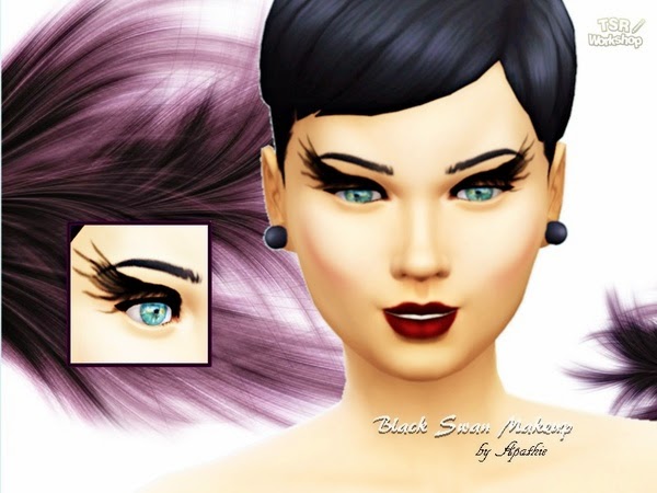 Sims 4 Cc Sims 4 Black Swan Makeup