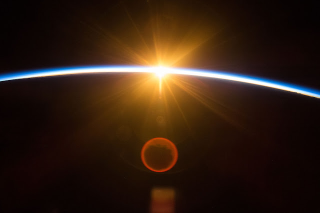 sunrise from iss