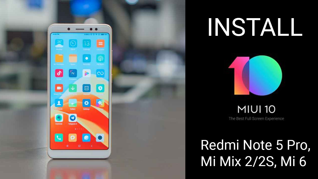 Xiaomi Redmi Note 5 Miui 10