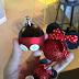 Homemade Mickey and Minnie Ornaments