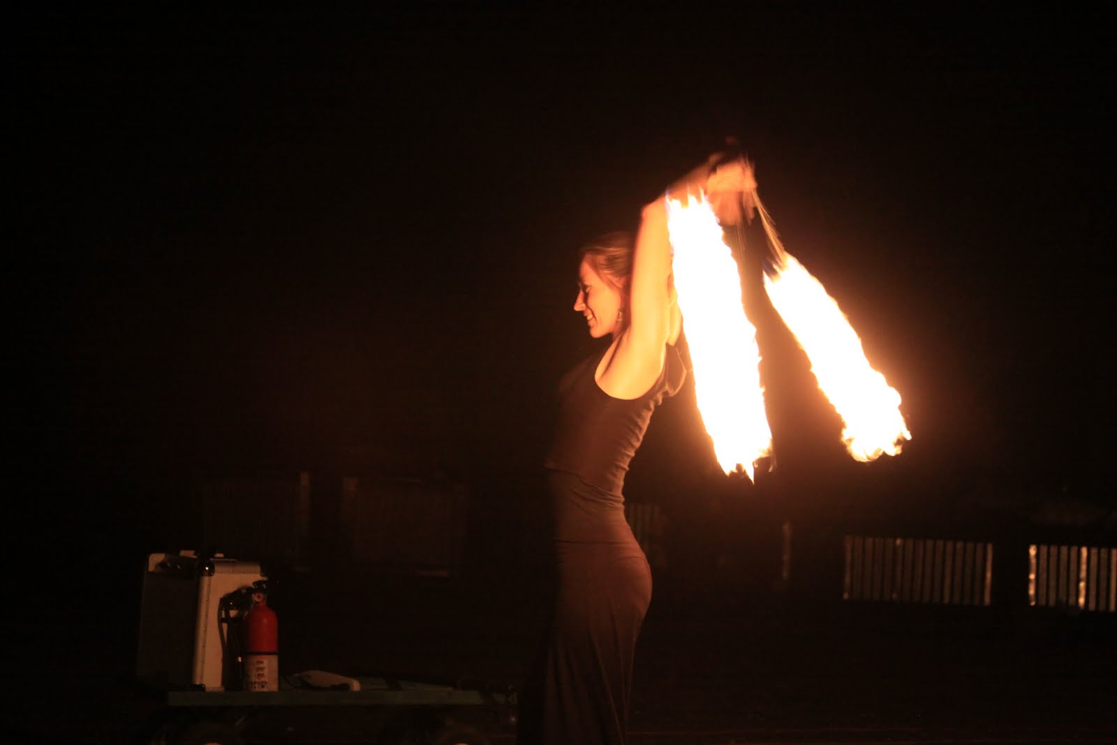 Flora Isadora Camera Obscura Fire Dancers