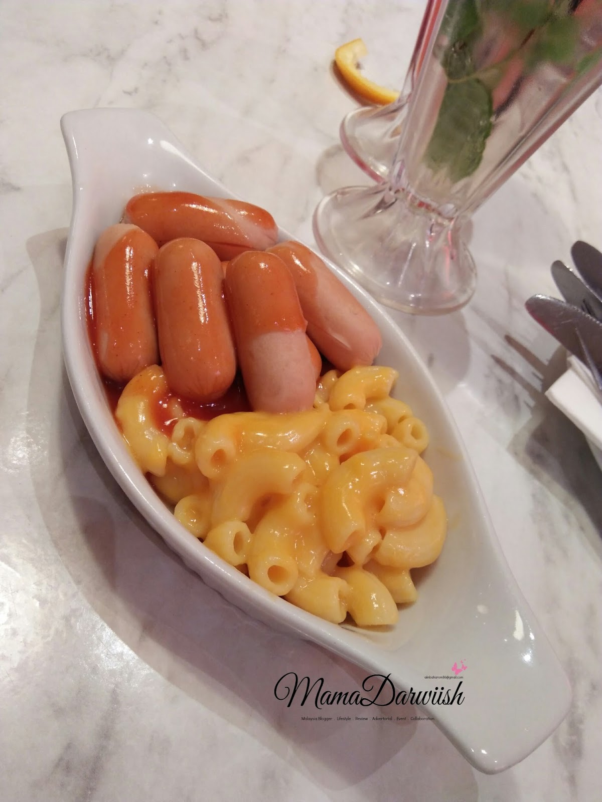 Macaroni Cheese Sedap Di Kenny Rogers Mama Darwiish