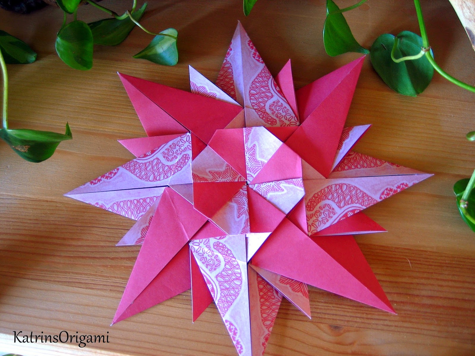 Origami die Kunst des Papierfaltens Origami Rosa dei venti Origami Stern