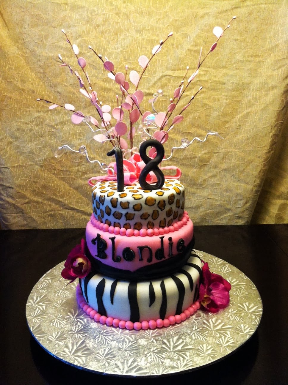 Home Sweet Home Made: 3 tier 18th Birthday