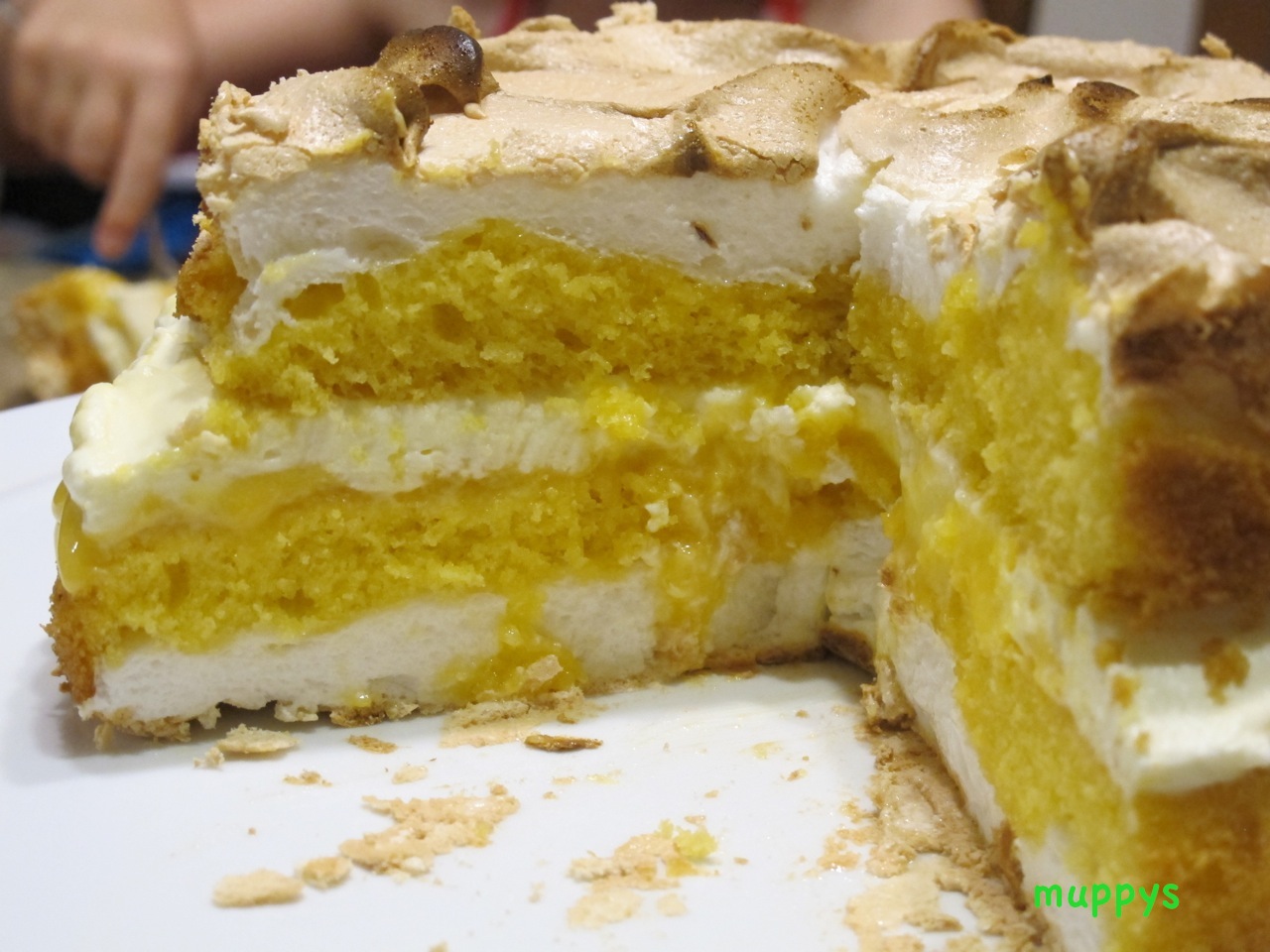 muppys Nigella Lemon Meringue Cake