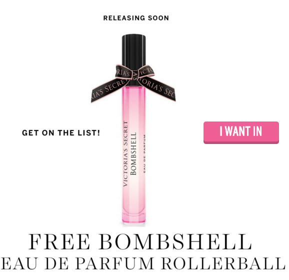 Free Victoria's Secret Bombshell Eau de Parfum Rollerball