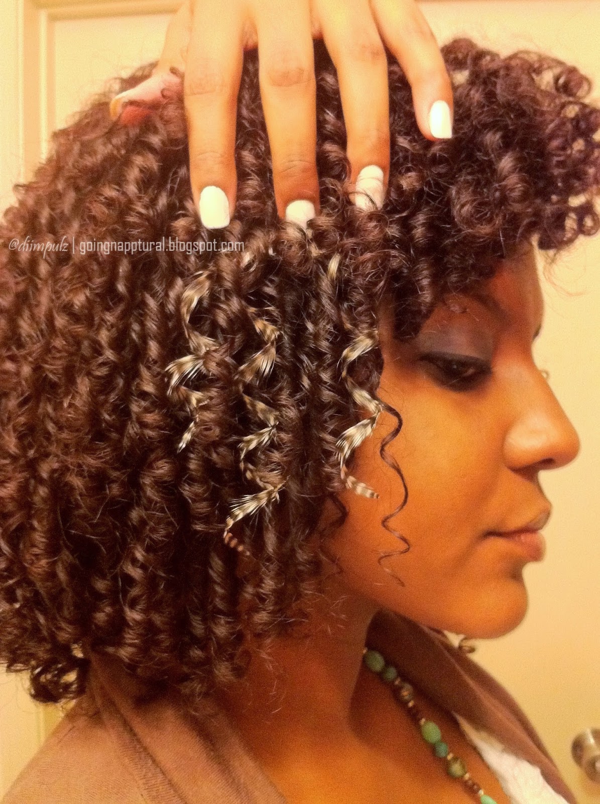 Going Napptural Feather Extensions For Curly Hair (Part 2)