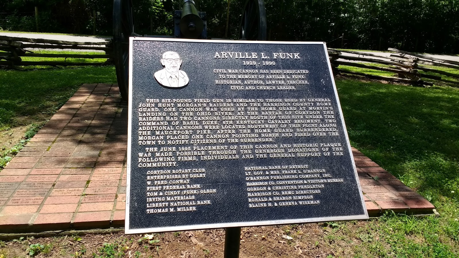 Kentucky Travels Battle of Corydon Park, Corydon Indiana