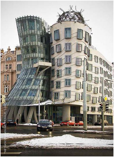 The Dancing House or Ginger & Fred Building (New Town, Prague)