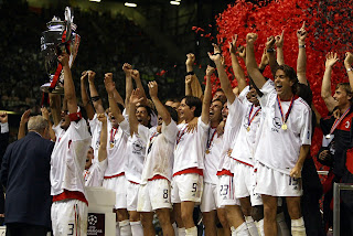 Photo of AC Milan after 2003 Champions League win