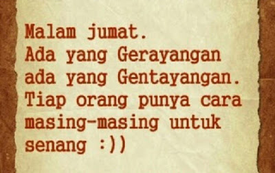 malam jumat sunah rasul