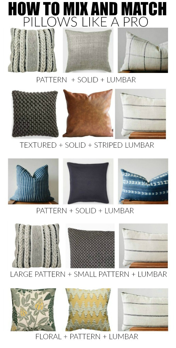 How to mix and match pillows like a pro 