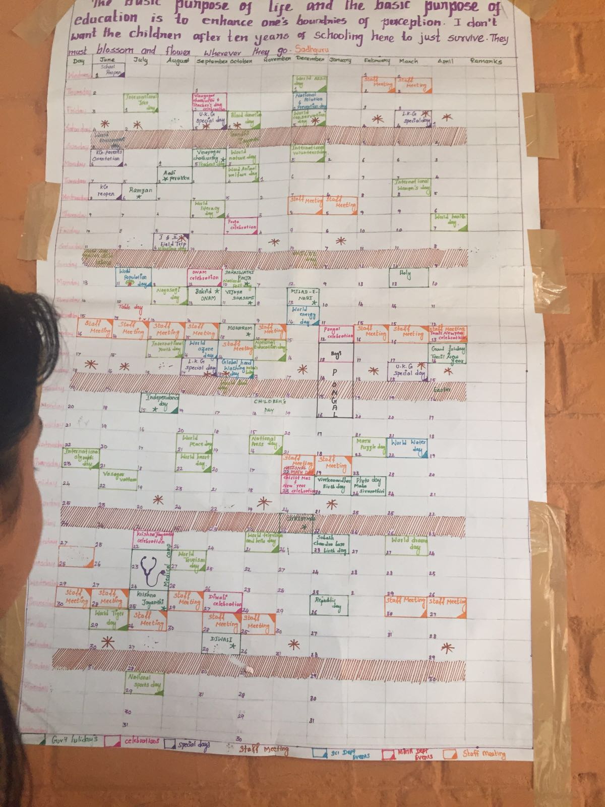 hand written timetable for teachers and general info chart there s even a class on how to use whatsapp hand written timetable for teachers and general info chart there s even a class on how to use whatsapp
