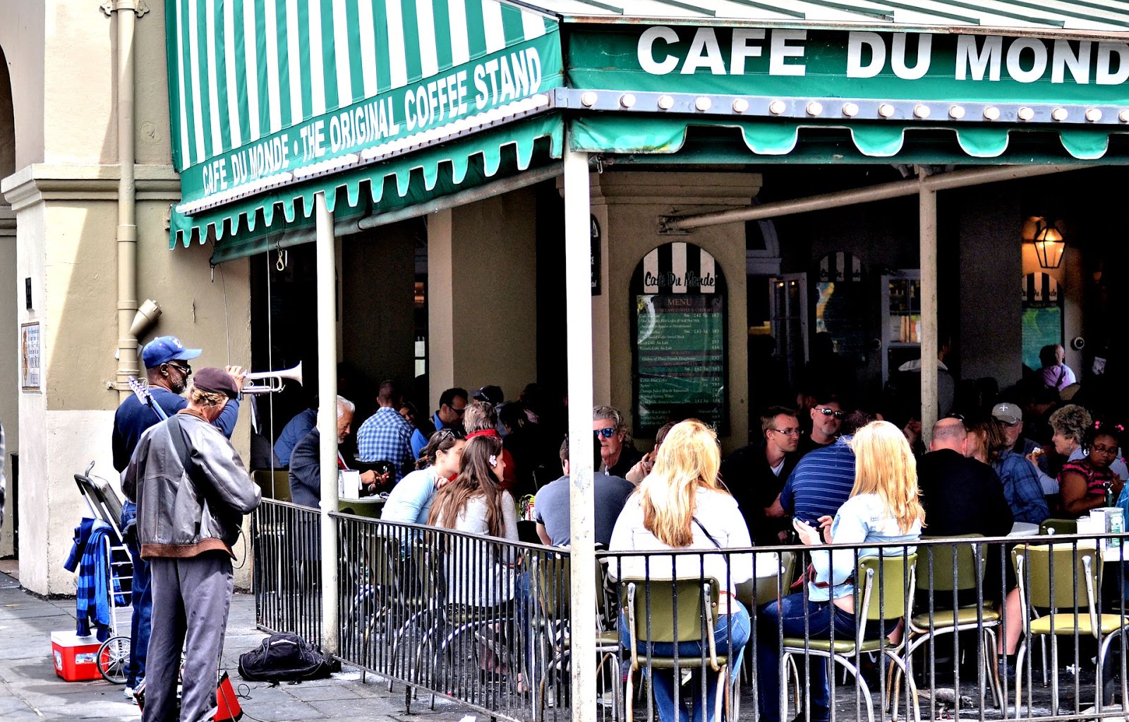 Room With No View A View of the Café du Monde Corner