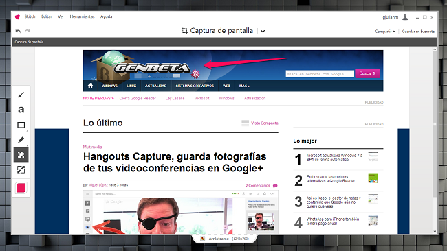Oculta en el crepúsculo: Evernote actualiza Skitch para Windows con una