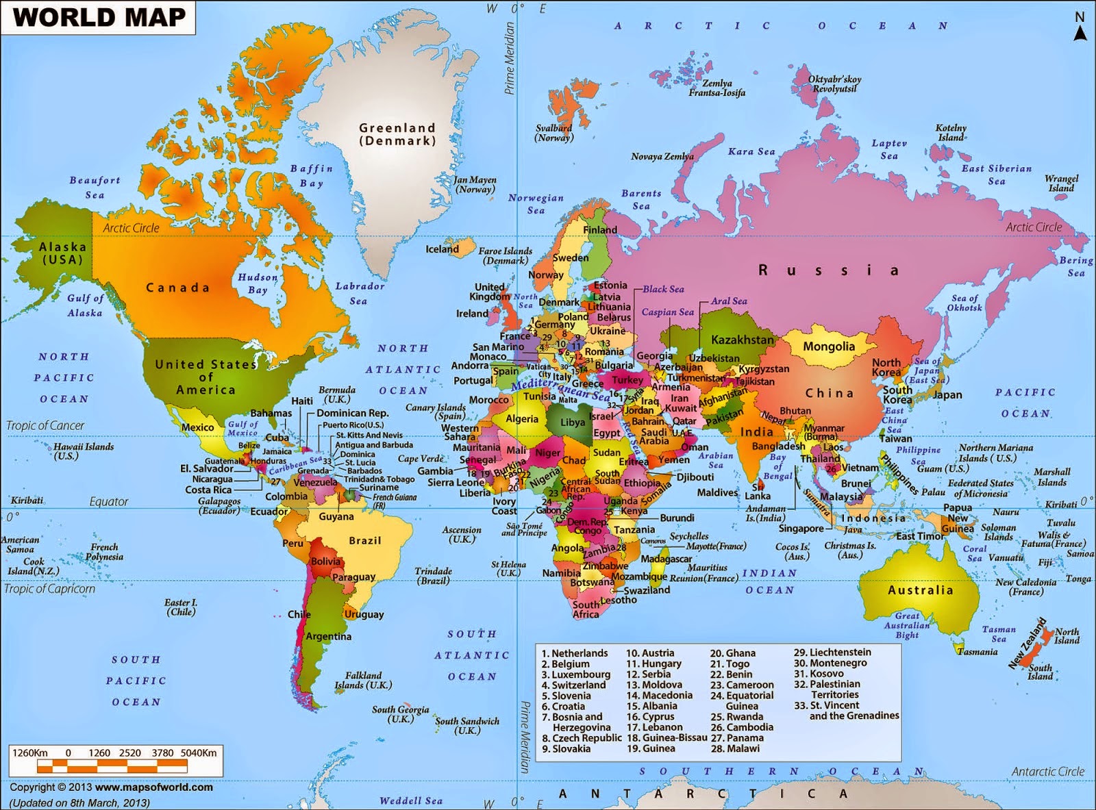 geografi lingkungan: Geografi Regional Dunia