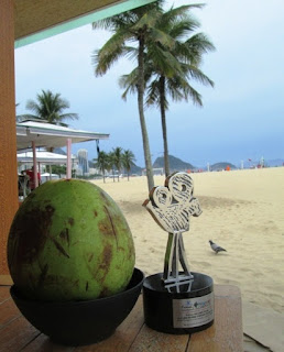 El premio en Copacabana (Brasil)