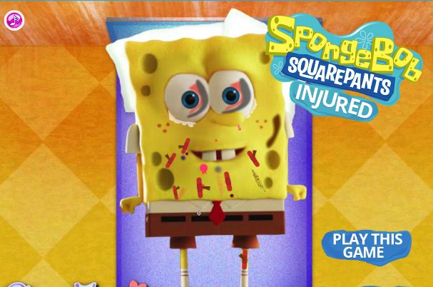 Spongebob Squarepants Injured game