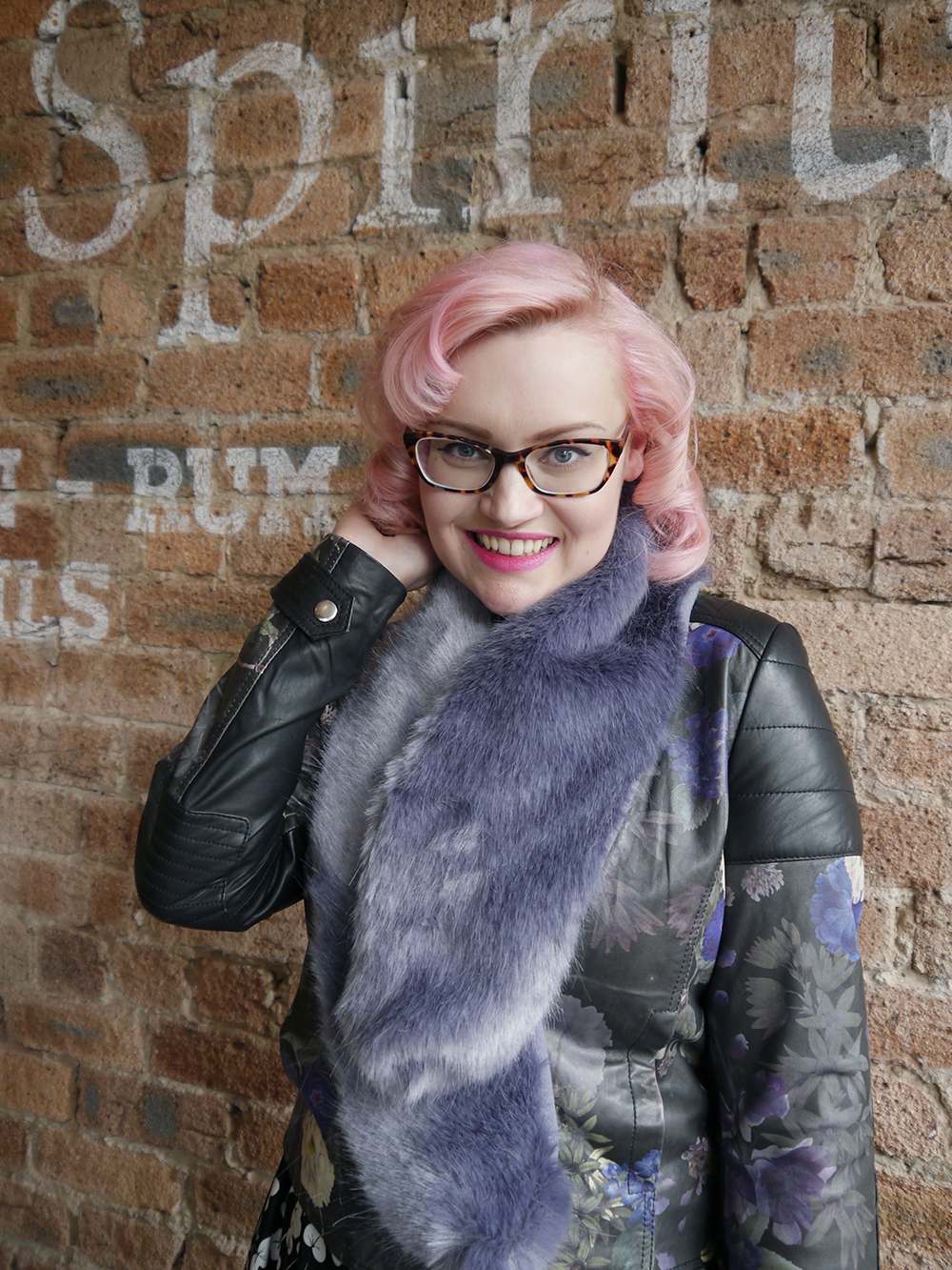 Candy floss pink lady hair with Grease inspiration