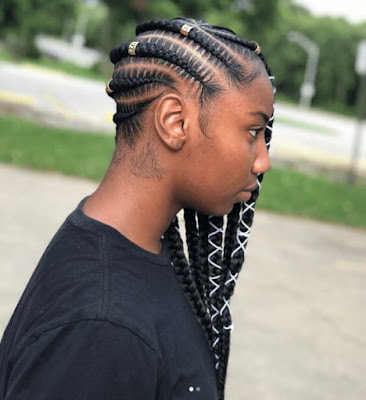 ✘ 46 Gorgeous Ghana Stitch Braids styles Ponytail For African American Women refers to a way of cornrowing which involves creating neat box ✘ 46 Gorgeous Ghana Stitch Braids styles Ponytail For African American Women