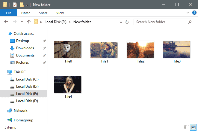 Set Custom Live  Images for Photos App in Windows 10