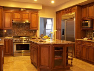 Glazed Kitchen Cabinet Picture
