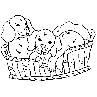 Desenhos para colorir de desenho de um cão dormindo para colorir  