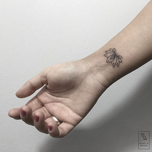 Este mini flor de lótus