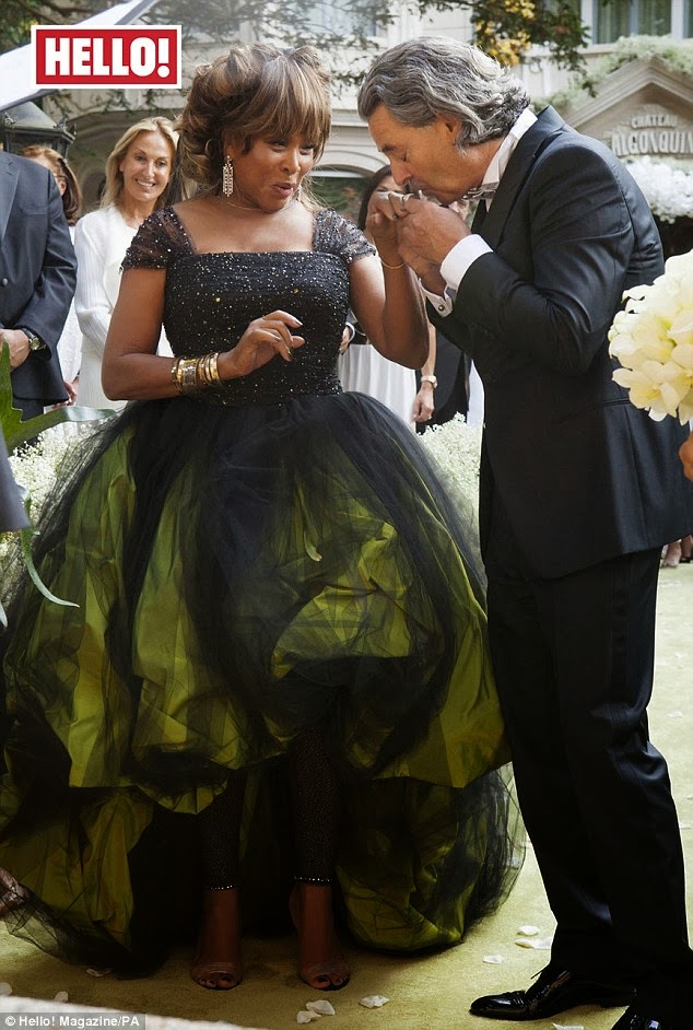 Red Carpet Wedding Tina Turner and Erwin Bach Red Carpet Wedding