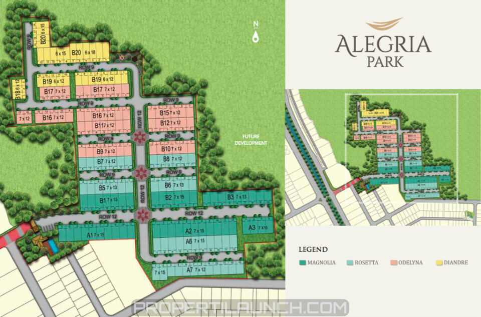 Site Plan Alegria Park BSD