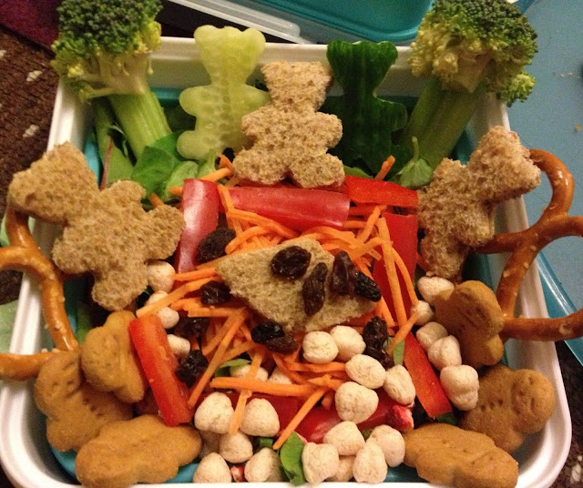 Bento Box Teddy Bears Picnic packed lunch