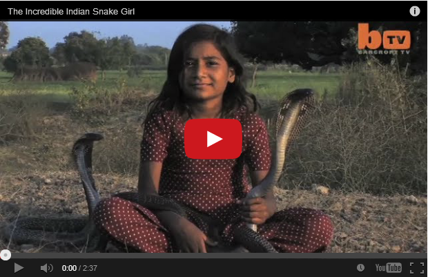 ๑۞๑ _ Řêx Štørê _๑۞๑: The Incredible Indian Snake Girl