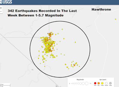Earthquakes in Hawthorne Nevada?