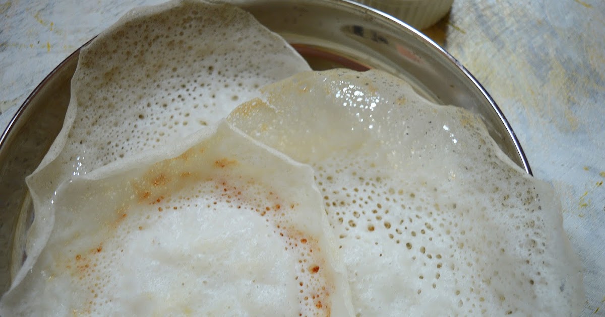 Aappam | Appam Without Coconut,yeast Or Cooked Rice | Video Recipe
