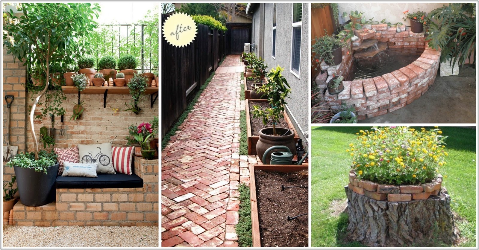 Brilliant Ideas to Decorate Your Yard With Bricks Gardening Tips and