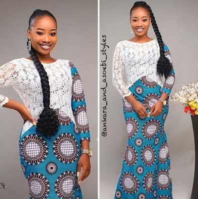 styles for plain and pattern ankara