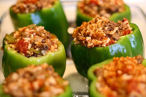 Stuffed Peppers Italian Style