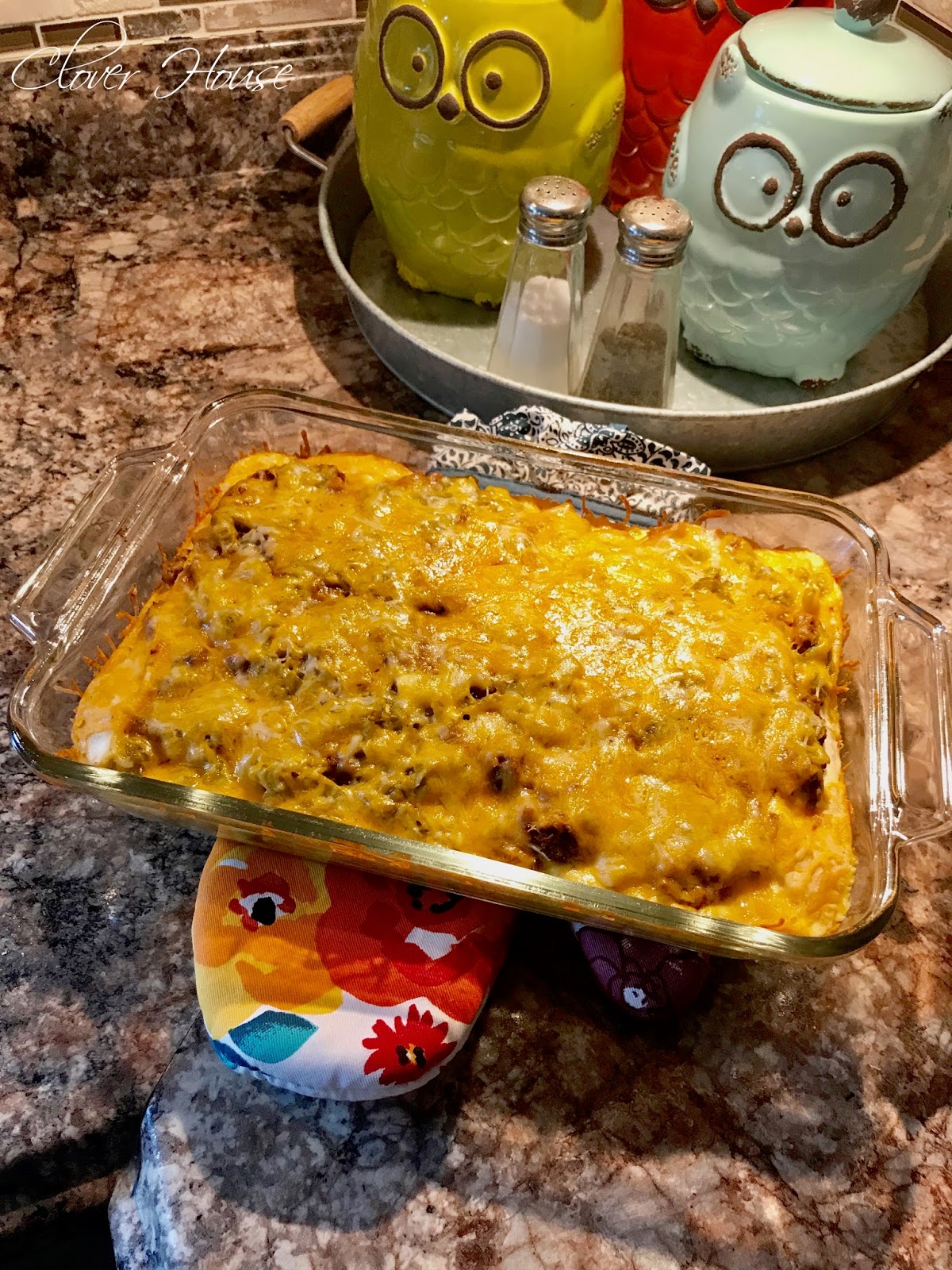 Clover House Baked Burrito Casserole