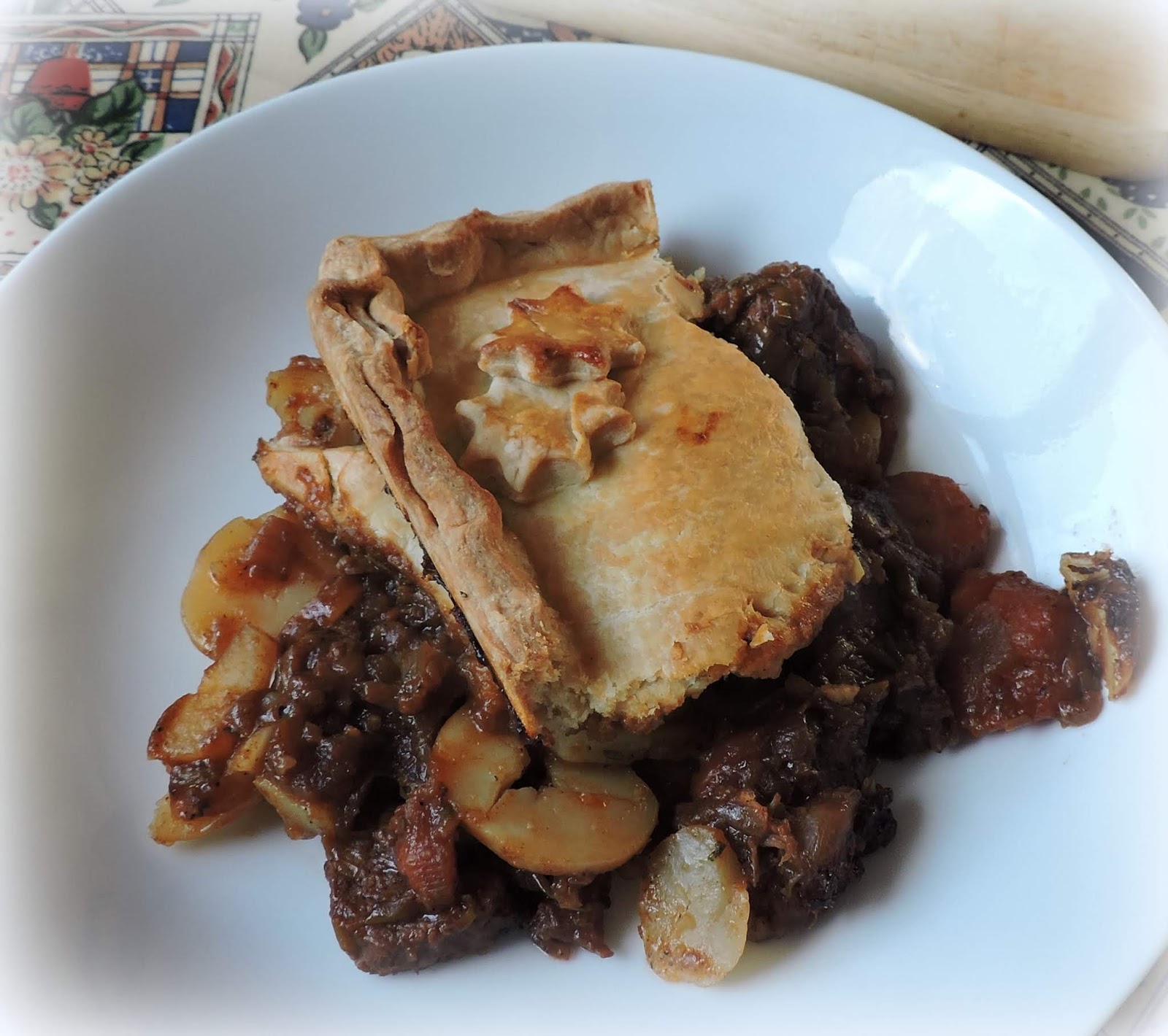 Beef Stew and Leftover Stew Pie for Two