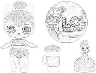 LOL Surprise! dolls coloring pages holiday.filminspector.com