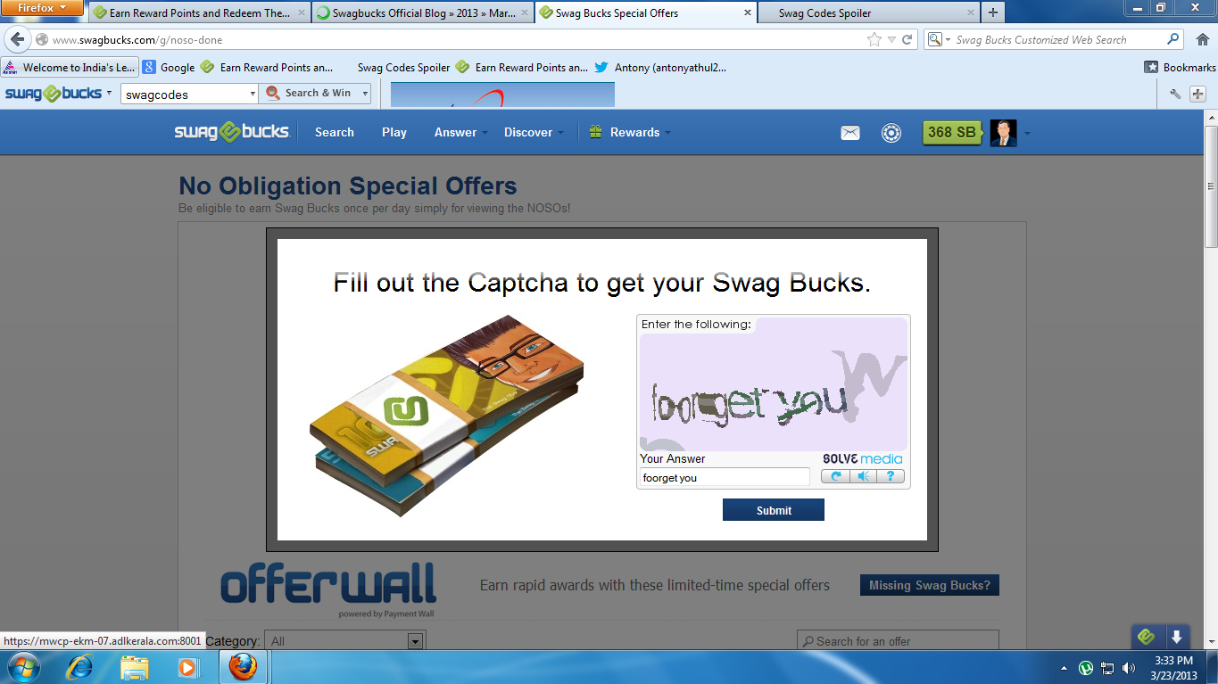 Swagbucks India How To Get NOSOs In India