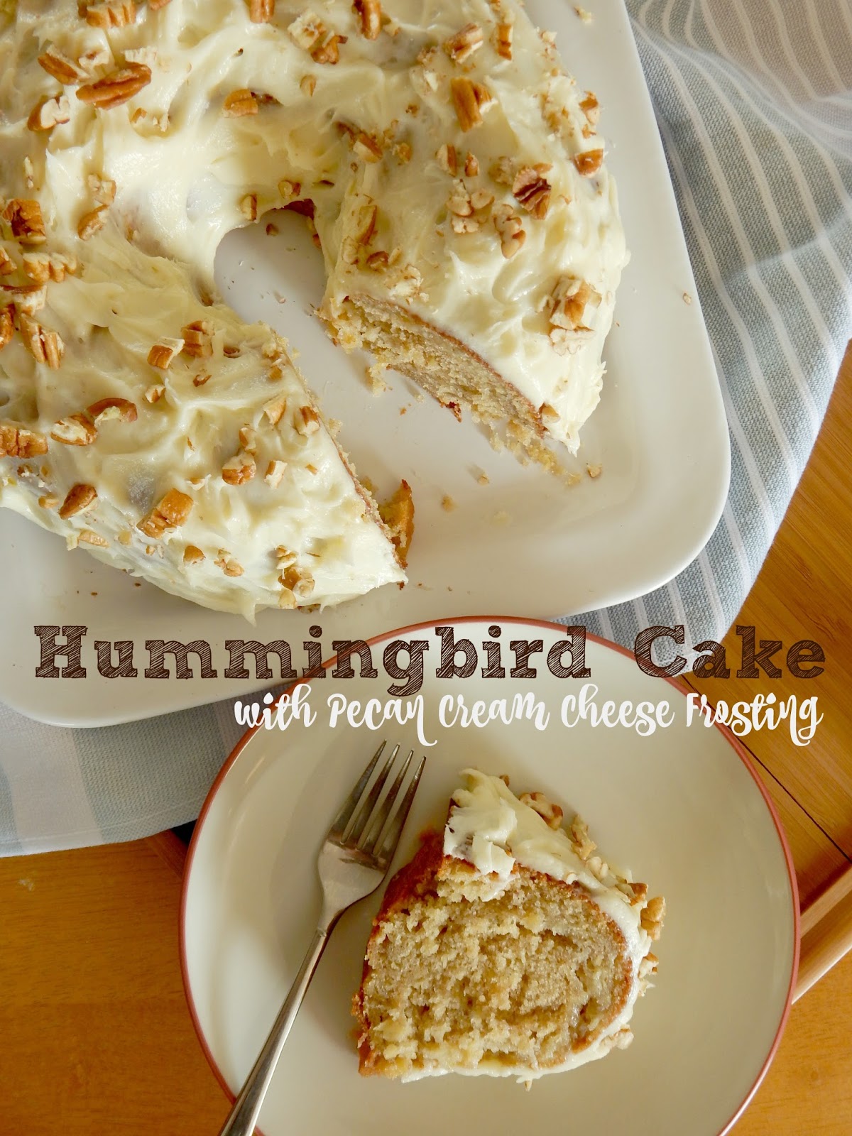 Hummingbird Bundt Cake with Pecan Cream Cheese Frosting Ally's Sweet