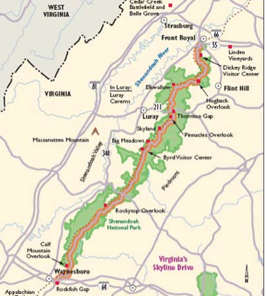 Shenandoah National Park Fishing Map Trout Bum Va: Three Streams In Shenandoah National Park, Va