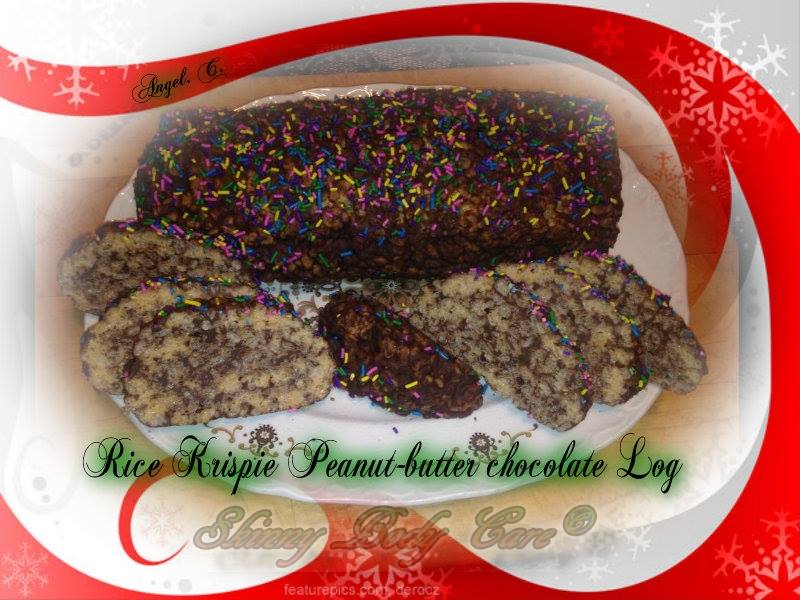 Move it and lose it. RICE KRISPIE LOG