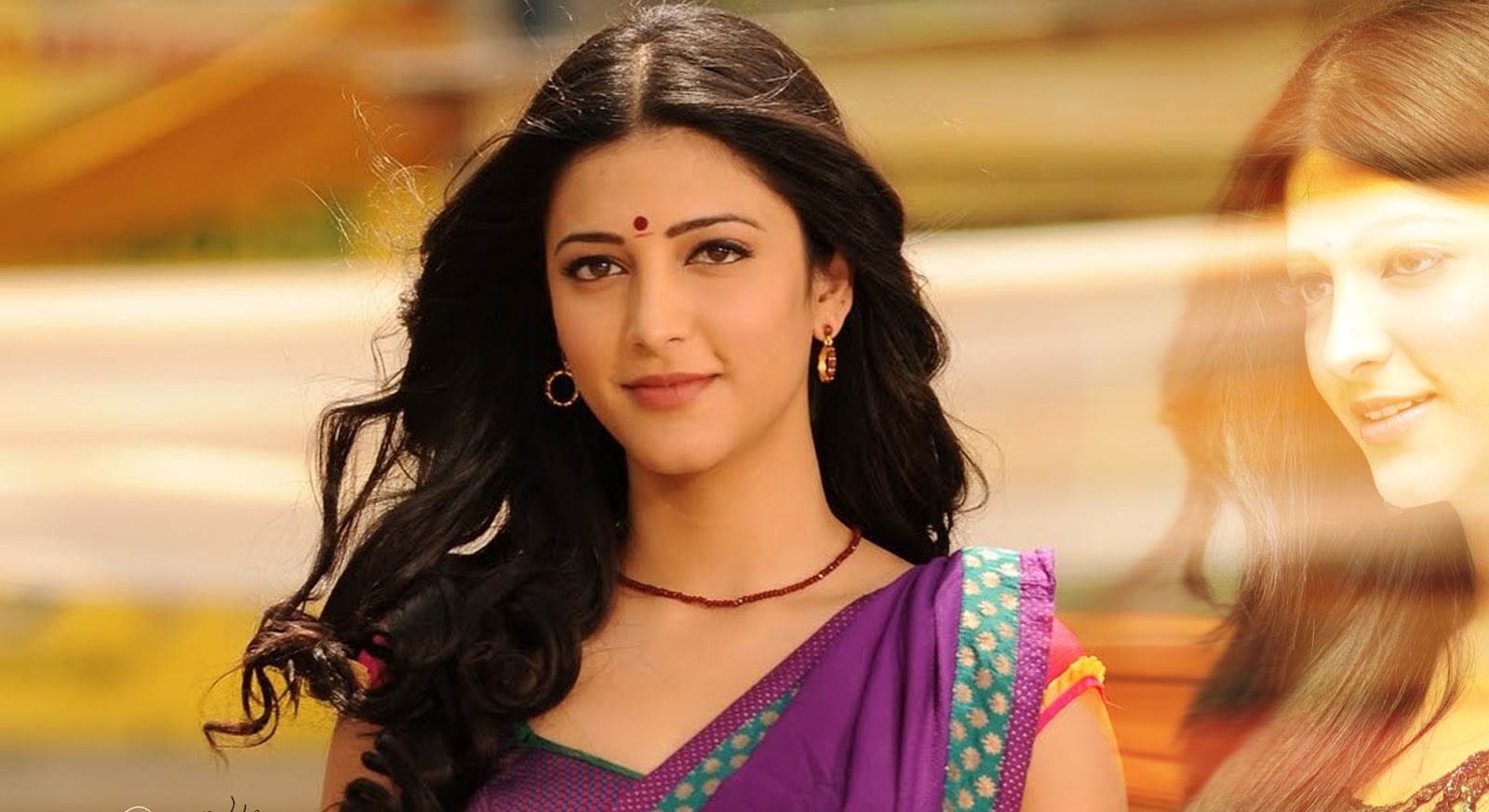 shruti hassan in saree hd picture