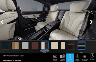 Màu Nội thất ốp gỗ Designo màu Đen Piano Mercedes Maybach S600 2015 Nội thất Mercedes Maybach S600 2015 màu Vàng Porcelain / Đen (515)