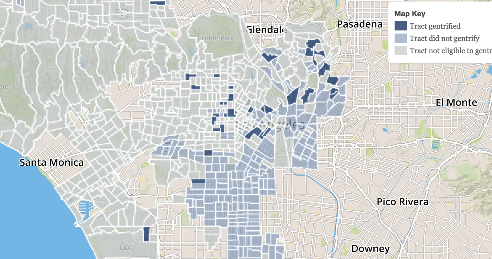 End Gentrification Los Angeles Gentrification Maps and Data