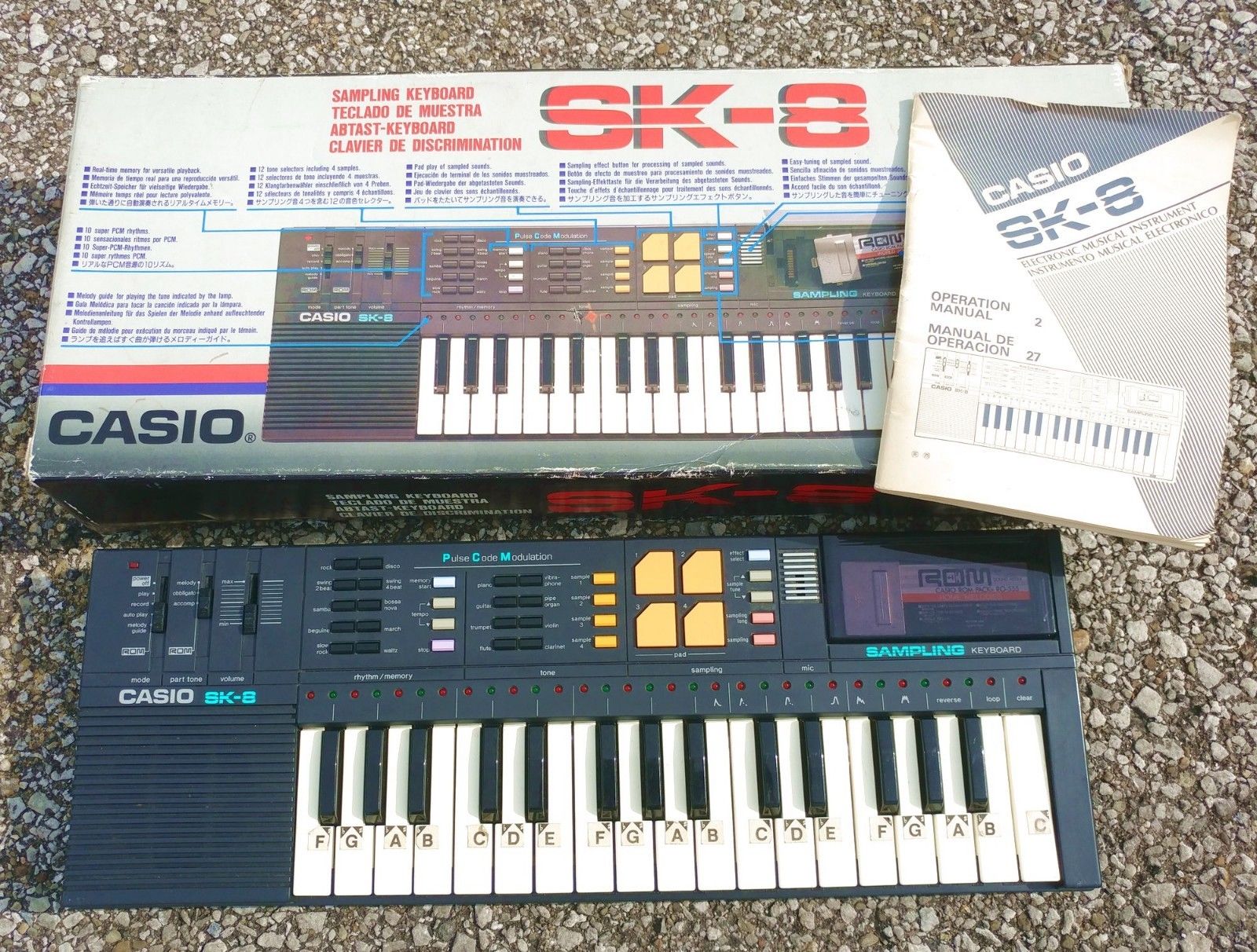 MATRIXSYNTH Casio SK8 Sampling Keyboard Synthesizer